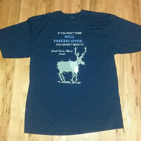 Canada Hell Freezes Over vintage souvenir t shirt - Picture 2 of 4